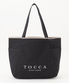 TOCCA 【WEB＆一部店舗限定】【A4サイズ対応】MERCATO LOGO CANVASTOTE キャンバストートバッグ