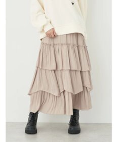 earth music&ecology ランダムティアードスカート