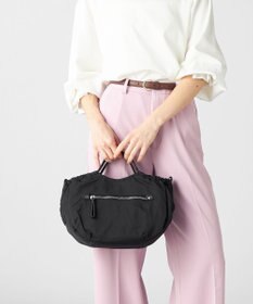 LA BAGAGERIE 【MONICA】サイドギャザー2WAYトートバッグ Sサイズ