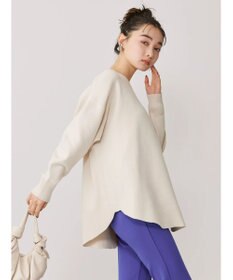 AMERICAN HOLIC ラウンドスウェットライクニットプルオーバー