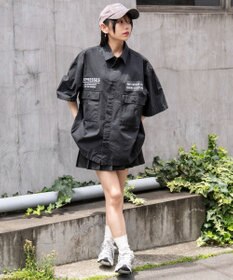 WEGO 【ユニセックス着用ITEM】ミリタリーハーフスリーブシャツ