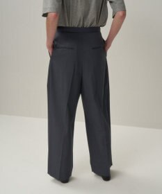 ATON TECHNO WOOL TWILL | タックイージーパンツ