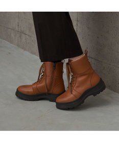 MODE ET JACOMO <carino>厚底レースアップブーツ