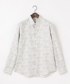 JOSEPH ABBOUD 【キングサイズ・自然な光沢感】コットンビエラフラワープリント シャツ