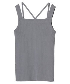 earth music&ecology レイヤードニットタンクトップ