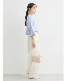 earth music&ecology ラッフル７分袖ブラウス