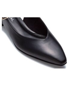 REGAL FOOT COMMUNITY 【リーガルレディース】F29R ストラップバックベルトパンプス フラットシューズ