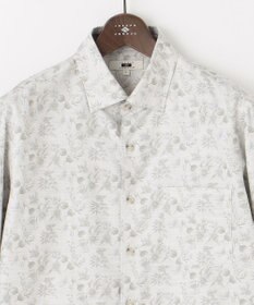 JOSEPH ABBOUD 【キングサイズ・自然な光沢感】コットンビエラフラワープリント シャツ