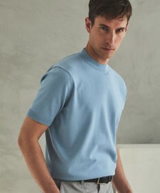 GOTAIRIKU 綿とポリのいいとこどり【洗濯機可】テーラード DRESS BIZ ニットTシャツ