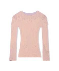 Chacott 【ノーソーイングニット】リバーシブルクルーネックトップ