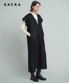 23区 【SACRA】ハイカウントメルトン ワンピース