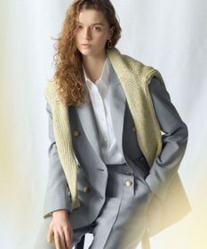 23区 【一部先行予約/VERY掲載】CANCLINI シャーティング ベーシックシャツ