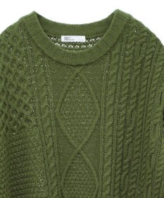 CRAFT STANDARD BOUTIQUE ハンドステッチケーブルニットチュニック