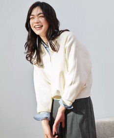 ANY ミラノリブジップニット