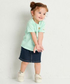 MIKI HOUSE HOT BISCUITS 【70-120cm】【Everyday Series】ワンポイント 半袖Tシャツ