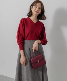 組曲 S 【前後着用可】ニューシックニットＶネック プルオーバー