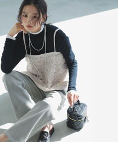 23区 シアーフライス レイヤード タートル カットソー