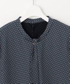 J.PRESS LADIES L 幾何プリント ボウタイ カットソー