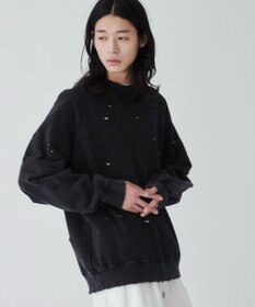 WEGO ダメージプルオーバースウェット