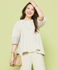 UNFILO BEAUTY MOVE シアースリーブブラウス