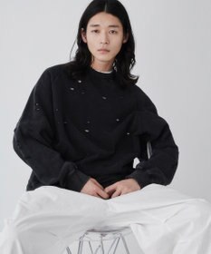 WEGO ダメージプルオーバースウェット