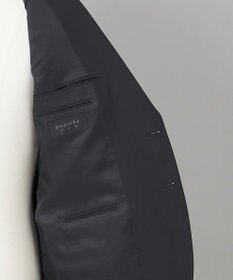 GOTAIRIKU フォーマルシーンにも対応可【ロングシーズン対応】WOOL×POLYESTER ベーシックスーツ（ブラック）