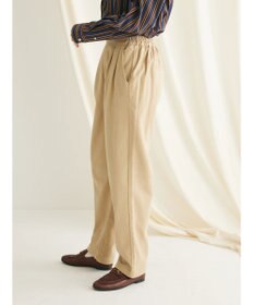 CRAFT STANDARD BOUTIQUE 綿ピーチ綺麗シルエットパンツ