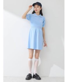 earth music&ecology ワンポイントポロワンピース