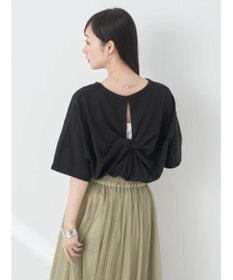 earth music&ecology バックスリットねじりチュニックＴ