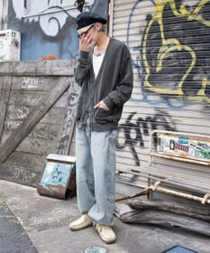 WEGO チェーン付きバルーンデニムパンツ