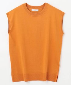 ANY 【洗濯機可】フレンチスリーブニットプルオーバー