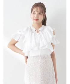 earth music&ecology ２ＷＡＹフリルブラウス
