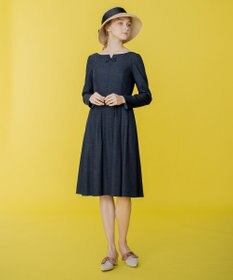 TOCCA 【洗える！】BLUE CIEL 長袖ドレス