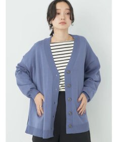 earth music&ecology サイドスリットルーズＶネックカーディガン