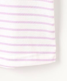 ANY KIDS 袖スカラップ ボーダーTシャツ