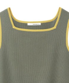 Green Parks ・ＥＬＥＮＣＡＲＥ　ＤＵＥ　バイカラーニットタンク