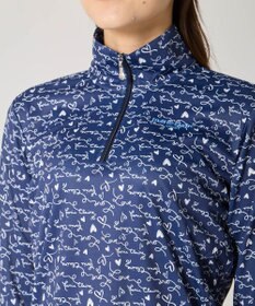 FILA GOLF／marie claire 【marie claire SPORT】 ハーフZIP長袖シャツ