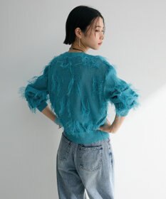 Green Parks フリンジニットプルオーバー