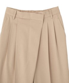 Green Parks アシメウエストタックパンツ