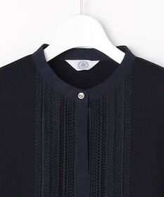 J.PRESS LADIES レースコンビ ボウタイ カットソー