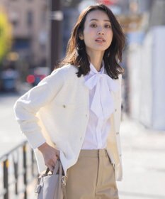 洗える】DAILY TWEED ニット アウター / J.PRESS LADIES