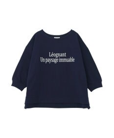 Green Parks 七分袖ロゴ裏毛プルオーバー