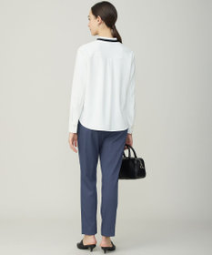 ICB L 【CLASSY.掲載・裏起毛】 ウォームサテン スティックパンツ