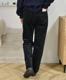 caqu レギュラーストレート 裏起毛コーデュロイパンツ