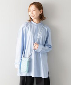 MIYABIYA La quoh with kirakaracho 南蛮七宝プリントレザー スマホポシェット