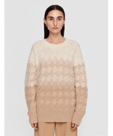 JOSEPH 【洗える】ウィーブニット　ラウンドネック