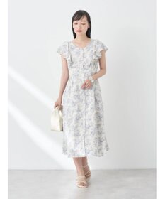 earth music&ecology フラワーフレアワンピース