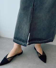 YECCA VECCA ロングデニムスカート