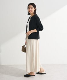 Green Parks イージーケアワイドガウチョパンツ