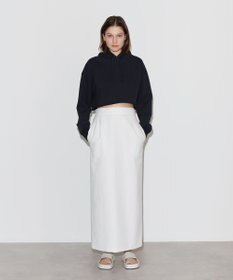 NAVE 【Nave  洗える】裏毛 クロップドパーカー